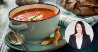 #ObiadNaZdrowie:
zupa z pieczonych warzyw i czerwonego ryżu - przepis na zdrowy obiad